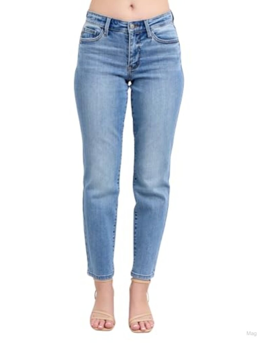Judy Blue Mid-Rise Slim Fit Jeans Cell Phone Pocket
